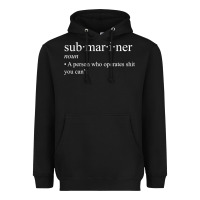 Black Submariner Definition  I Pigboat Submersible Nuclear Heavyweight Hoodie - longCreatives