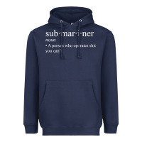 Navy Submariner Definition  I Pigboat Submersible Nuclear Heavyweight Hoodie - longCreatives