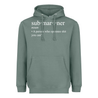 Sage Submariner Definition  I Pigboat Submersible Nuclear Heavyweight Hoodie - longCreatives