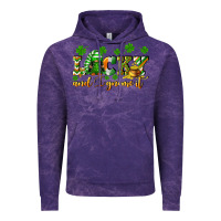 Cloud Purple Lucky and i gnome it St. Patrick's Day Vintage Hoodie - CowGirlArtShop