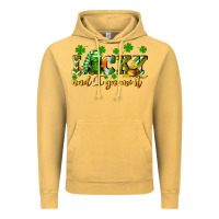 Vintage Mustard Lucky and i gnome it St. Patrick's Day Vintage Hoodie - CowGirlArtShop