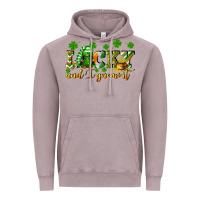 Vintage Zinc Lucky and i gnome it St. Patrick's Day Vintage Hoodie - CowGirlArtShop