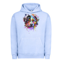 Pigment Grape Ice Splash Art Australian Shepherd   Aussie Lover Gifts Urban Hoodie - longCreatives