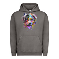 Pigment Tornado Splash Art Australian Shepherd   Aussie Lover Gifts Urban Hoodie - longCreatives