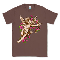 Chestnut Cupid with rose Valentine's Day Classic Tee - HowdyJamesFarm