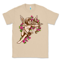 Mushroom Cupid with rose Valentine's Day Classic Tee - HowdyJamesFarm