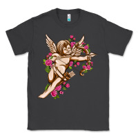 Smoke Cupid with rose Valentine's Day Classic Tee - HowdyJamesFarm