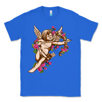True Royal Cupid with rose Valentine's Day Classic Tee - HowdyJamesFarm