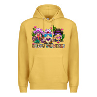 Antique Gold howdy valentines Premium Hoodie - CowhideDigitalArt