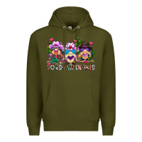 Army Green howdy valentines Premium Hoodie - CowhideDigitalArt