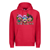 Cardinal howdy valentines Premium Hoodie - CowhideDigitalArt