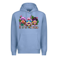 Colony Blue howdy valentines Premium Hoodie - CowhideDigitalArt