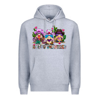 Heather Grey howdy valentines Premium Hoodie - CowhideDigitalArt