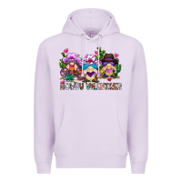 Lilac howdy valentines Premium Hoodie - CowhideDigitalArt