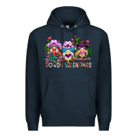 Navy howdy valentines Premium Hoodie - CowhideDigitalArt
