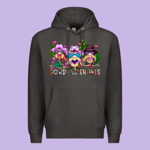 Howdy Valentines Premium Hoodie Designed By Cowhidedigitalart