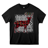 Black Christmas Deer Heavy Core Tee - Bettercallsaul