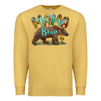 Antique Gold mama bear Premium Sweatshirt - BarkalooDesign