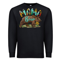 Black mama bear Premium Sweatshirt - BarkalooDesign