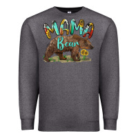Charcoal Heather mama bear Premium Sweatshirt - BarkalooDesign
