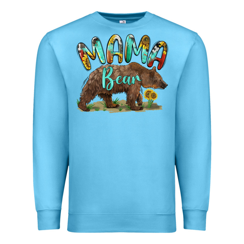 Mama Bear Premium Sweatshirt by BarkalooDesign | Teevron