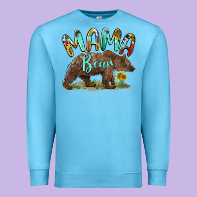 Mama Bear Premium Sweatshirt Designed By Barkaloodesign