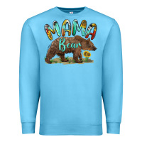 Ocean Blue mama bear Premium Sweatshirt - BarkalooDesign