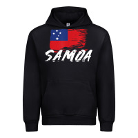 Black samoan gifts   somoan flag t shirt Urban Hoodie - longCreatives