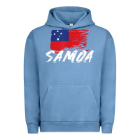 Pigment Pebble Blue samoan gifts   somoan flag t shirt Urban Hoodie - longCreatives