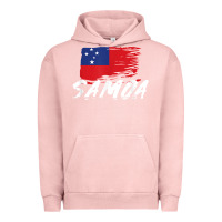 Pigment Salmon samoan gifts   somoan flag t shirt Urban Hoodie - longCreatives