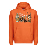 Carrot skeleton coffee Premium Hoodie - Jasminsmagicworld