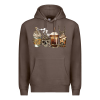Coffee skeleton coffee Premium Hoodie - Jasminsmagicworld