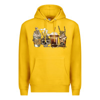 Lemon skeleton coffee Premium Hoodie - Jasminsmagicworld