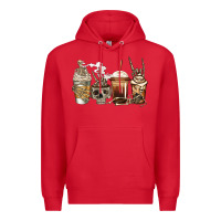 Red skeleton coffee Premium Hoodie - Jasminsmagicworld