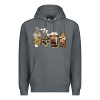 Rock skeleton coffee Premium Hoodie - Jasminsmagicworld