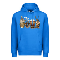 True Royal skeleton coffee Premium Hoodie - Jasminsmagicworld
