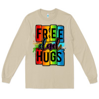 Mushroom free dad hugs Long Sleeve Tee - OliviaCreatesArt