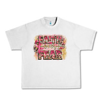 Lunar Rock faith over fear breast cancer 12 inches 300 dpi Urban Heavy Tee - CowGirlArtShop