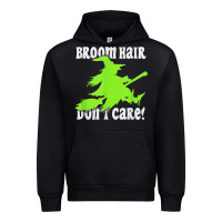 Black witches saying broom hair dont care halloween camper joke Urban Hoodie - longCreatives