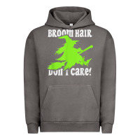 Pigment Tornado witches saying broom hair dont care halloween camper joke Urban Hoodie - longCreatives