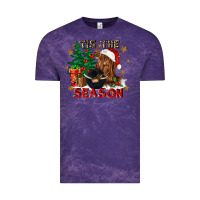 Cloud Purple tis the season Vintage Tee - CowGirlArtShop