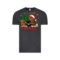Vintage Black tis the season Vintage Tee - CowGirlArtShop