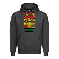 Charcoal Heather juneteenth freedom day 12 oz can cooler (slim) 2 Zipper Hoodie - Artiststas