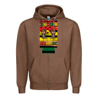 Chestnut juneteenth freedom day 12 oz can cooler (slim) 2 Zipper Hoodie - Artiststas