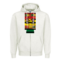 Oatmeal Heather juneteenth freedom day 12 oz can cooler (slim) 2 Zipper Hoodie - Artiststas