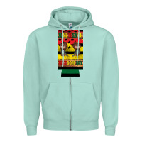 Seafoam juneteenth freedom day 12 oz can cooler (slim) 2 Zipper Hoodie - Artiststas