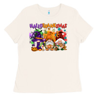 Bone Hallothanksmas gnomes Ladies Tee - NancyCooperArtShop