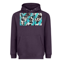 Plum cowhide glitter  cup Heavyweight Hoodie - BarkalooDesign
