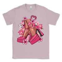 Lilac Cancer high heels Cancer Awareness Classic Tee - HowdyJamesFarm