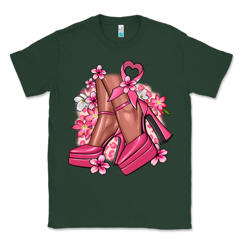 Cancer High Heels Cancer Awareness Classic Tee by HowdyJamesFarm | Teevron
